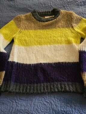 CLOTH BY RD Striped sweater Long Sleeve, Multi Colors, Color Block